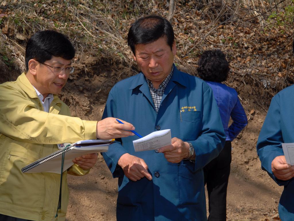 급수시설 현지확인 특위활동