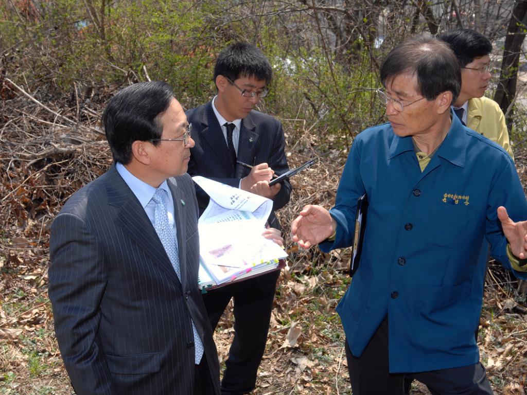 급수시설 현지확인 특위활동