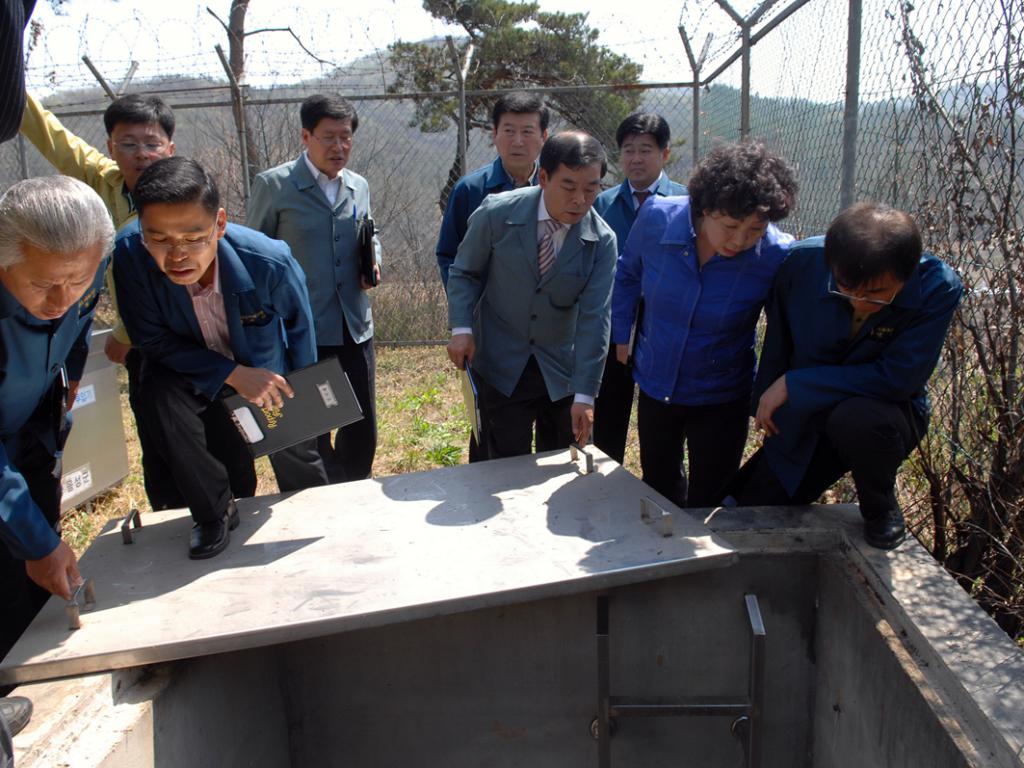 급수시설 현지확인 특위활동