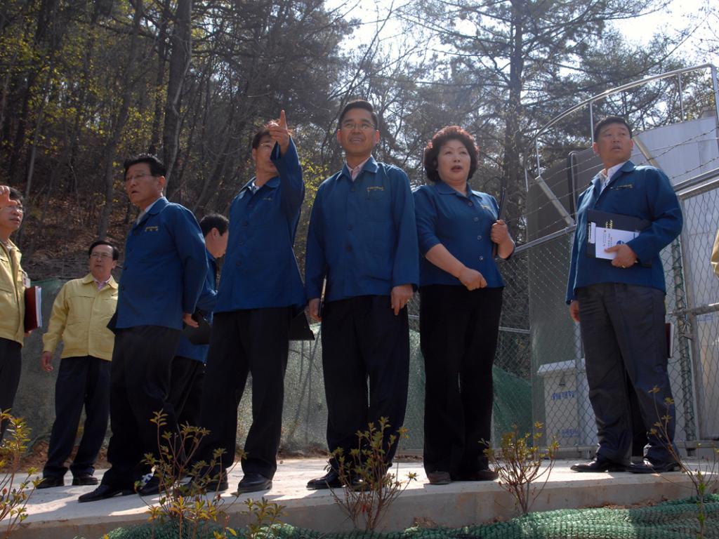 급수시설 현지확인 특위활동