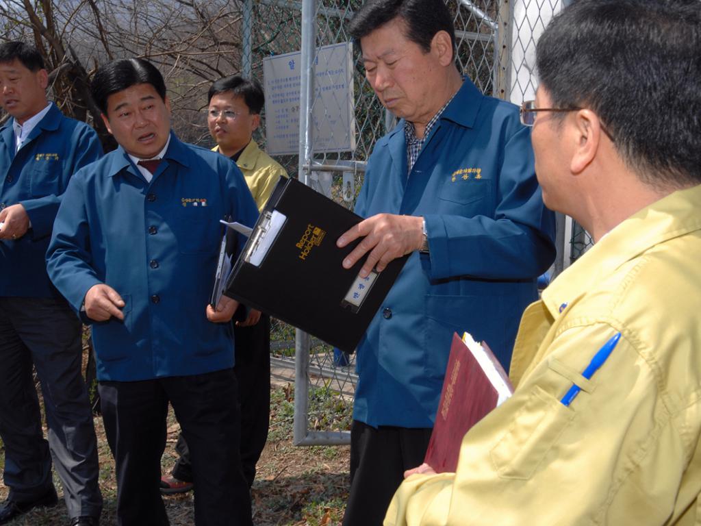 급수시설 현지확인 특위활동