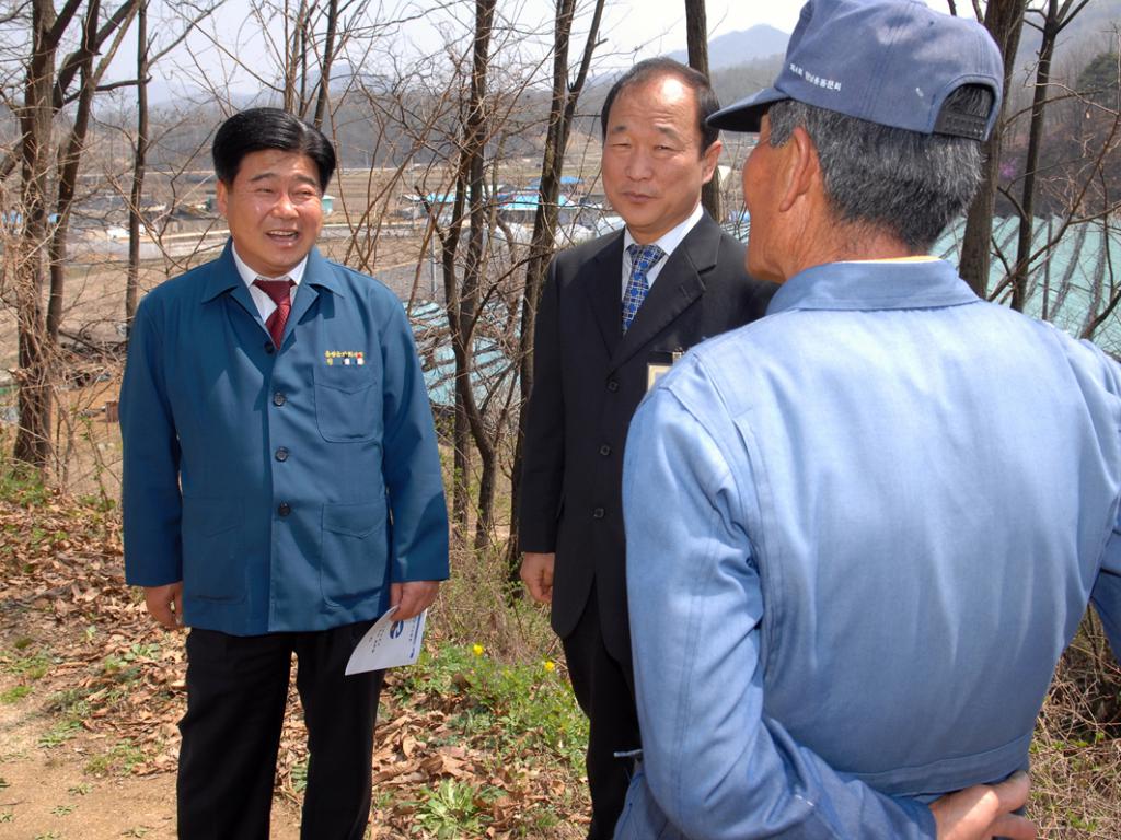 급수시설 현지확인 특위활동