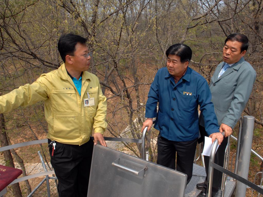 급수시설 현지확인 특위활동