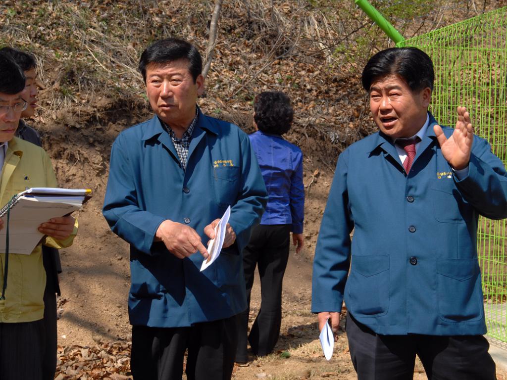 급수시설 현지확인 특위활동