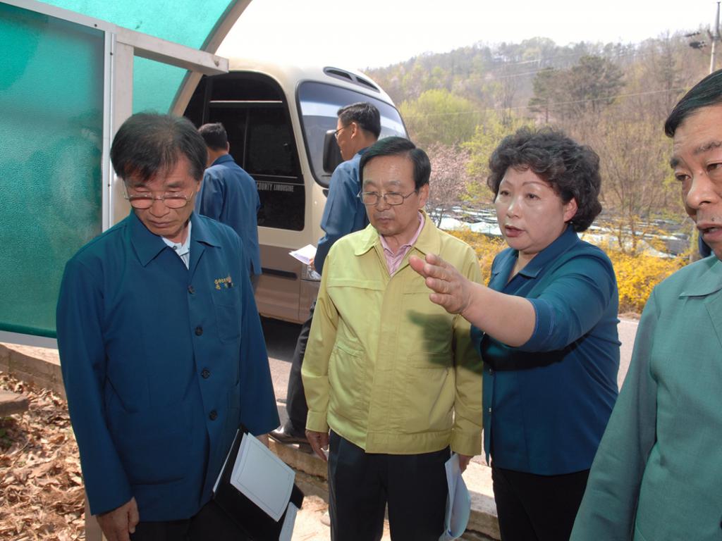 급수시설 현지확인 특위활동