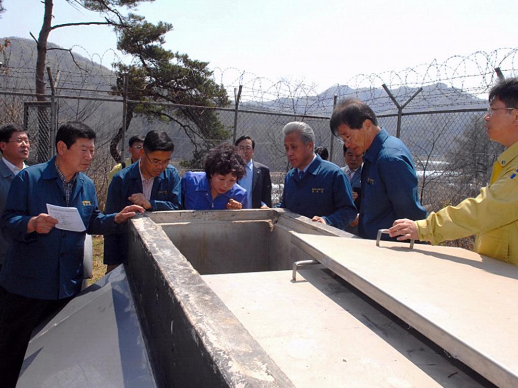 급수시설 현지확인 특위활동