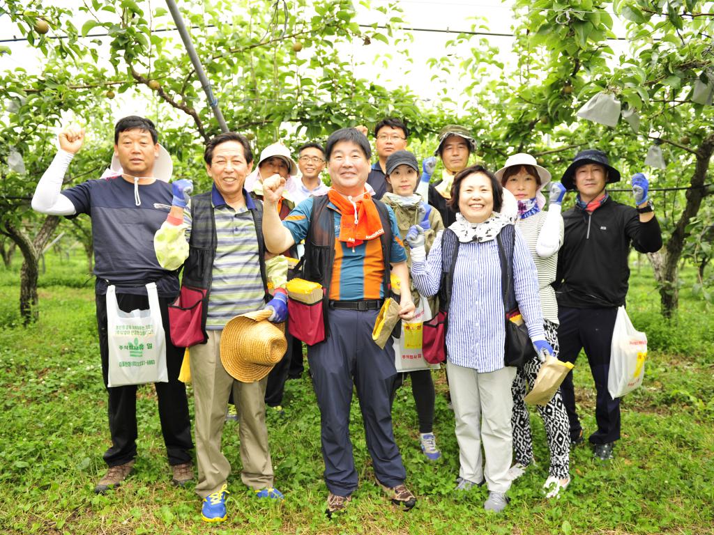 우박 피해농가 일손돕기 