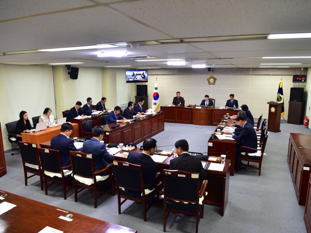 2018 행정사무감사 특별위원회 운영