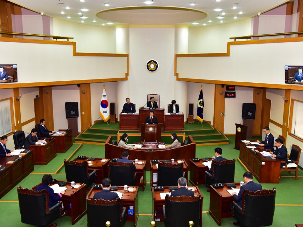 음성군의회, 제309회 임시회 개회