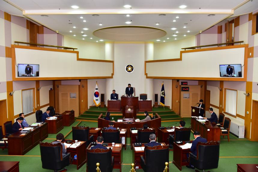 음성군의회, 제314회 임시회 개회