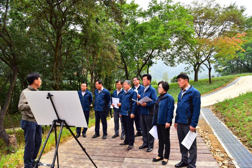 음성군의회 주요사업 현지확인
