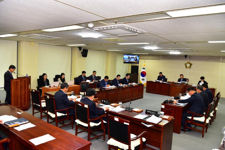 음성군의회, 11월 정례 의원간담회 개최