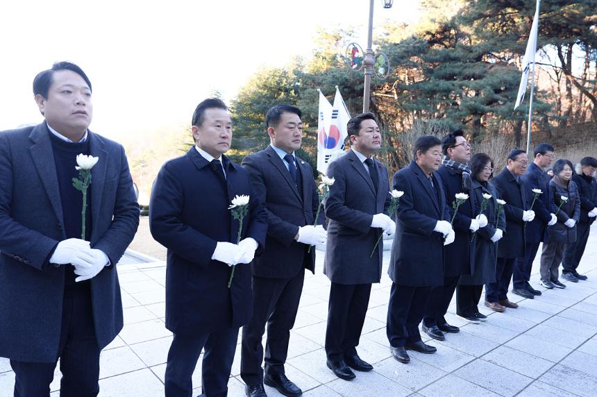 2026년 병오년 새해 충혼탑 참배