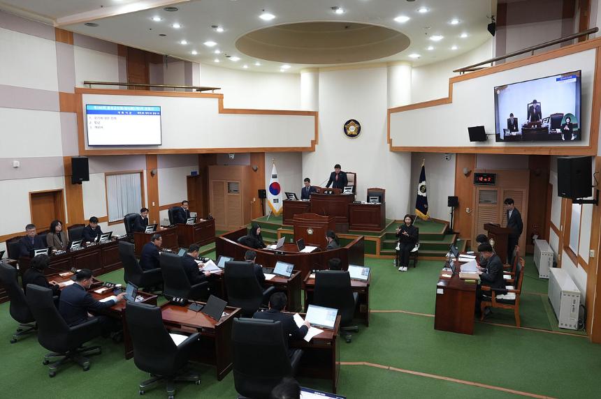 제386회 임시회 개회