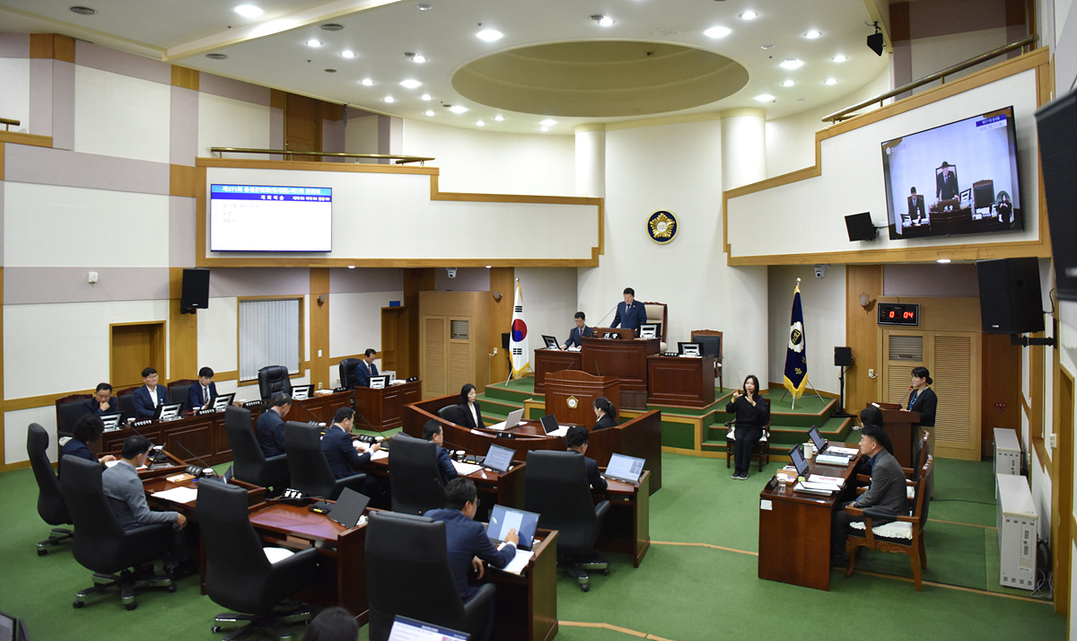 음성군의회(음성군의회 371회 임시회)